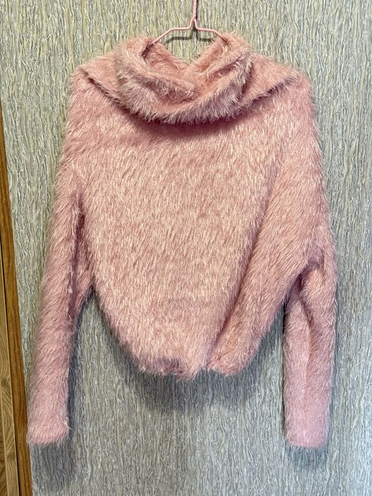 кофта кроп «травка» з горлом