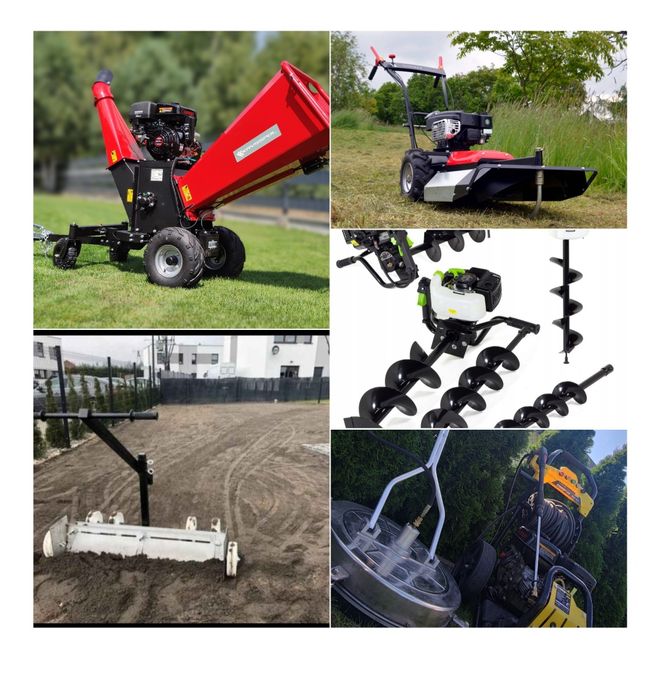 Glebogryzarka wertykulator rębak zagęszczarka niwelator wynajm