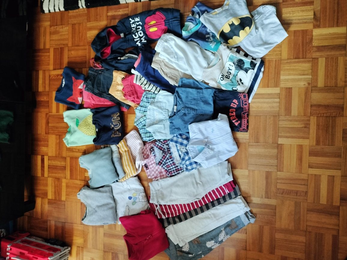Lote de roupa bebê menino