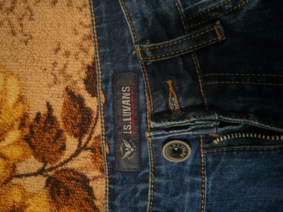 Чоловічі джинси LS Luvans, класичний синій колір.