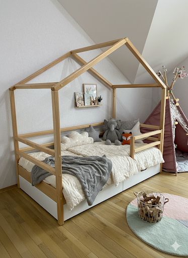 Ліжко дитяче підліткове кровать с матрасом детскаячердак горище