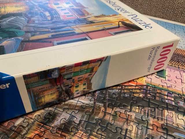 Puzzle Itália: Burano - 1000 Peças - Ravensburger - COMO NOVO