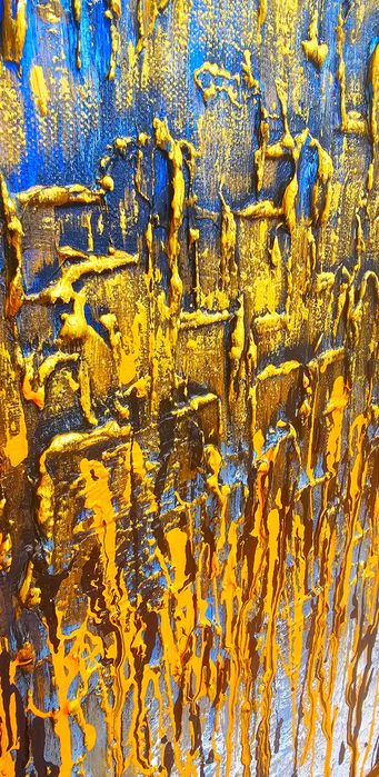 3D картина "Місто" для інтер'єру форматі 46×56, ручна робота