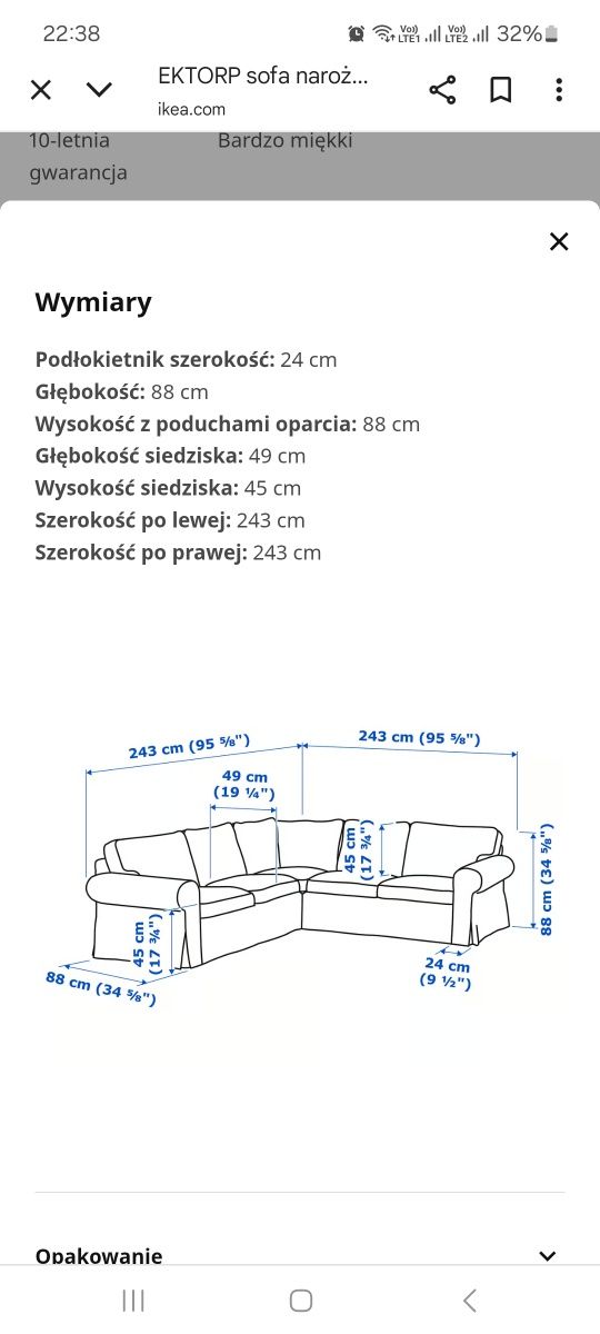 Narożnik plus 3 kokory pokrycia