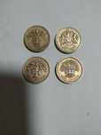 Монета one pound 83.84.87.91г.2011