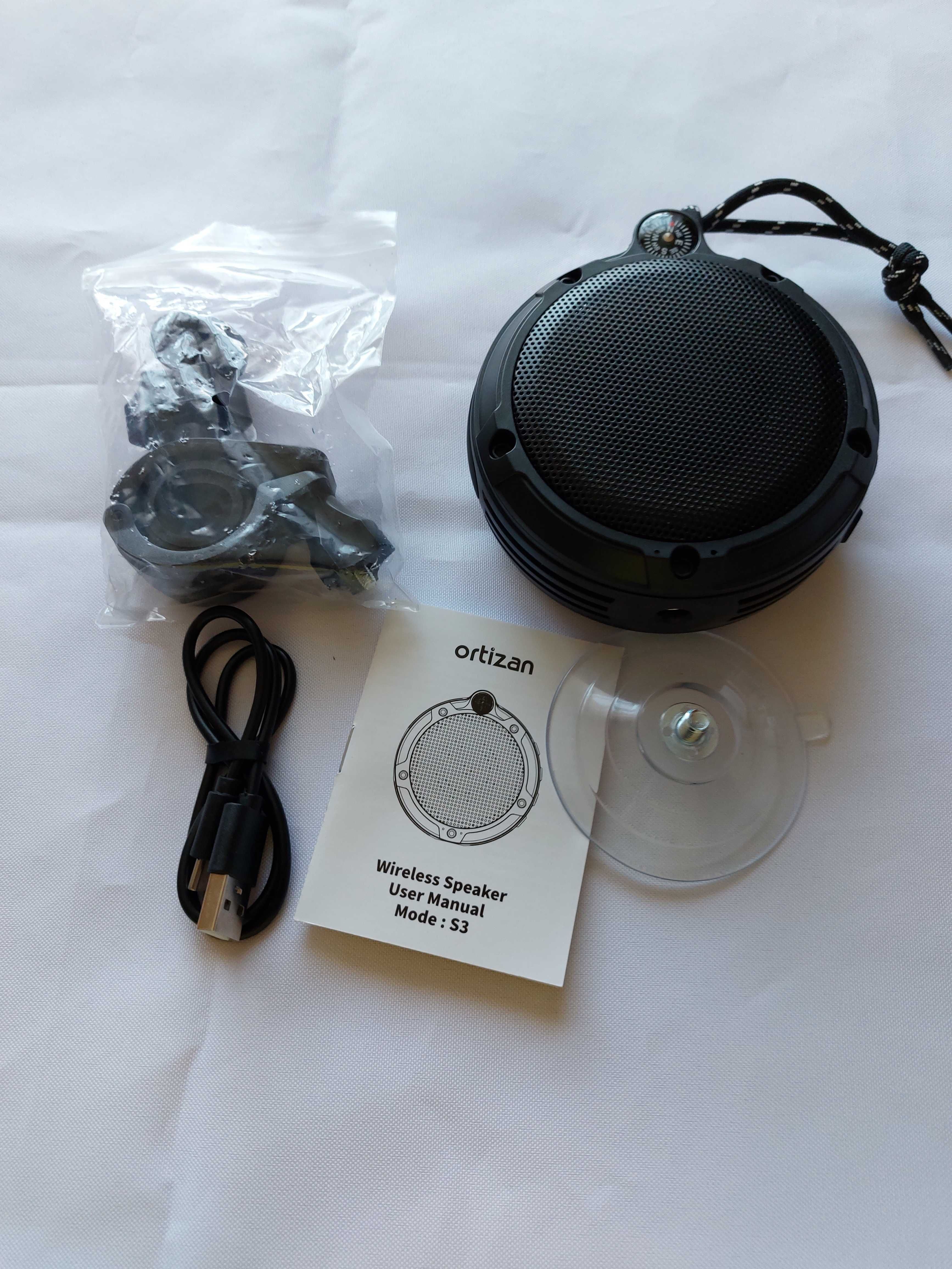 Bluetooth głośnik do łazienki wodoodporny na przyssawkę RGB BT 5.0