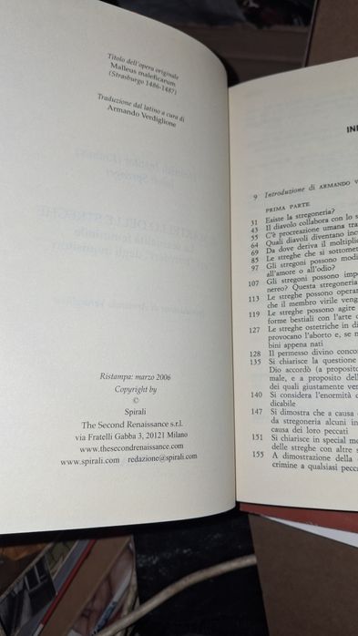 Institor (Kramer), Sprenger - IL Martello Delle Streghe Spirali