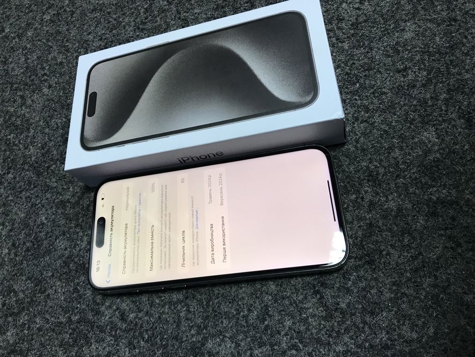 Iphone 15 Pro Max 256Gb Natural Titanium Фізична сім