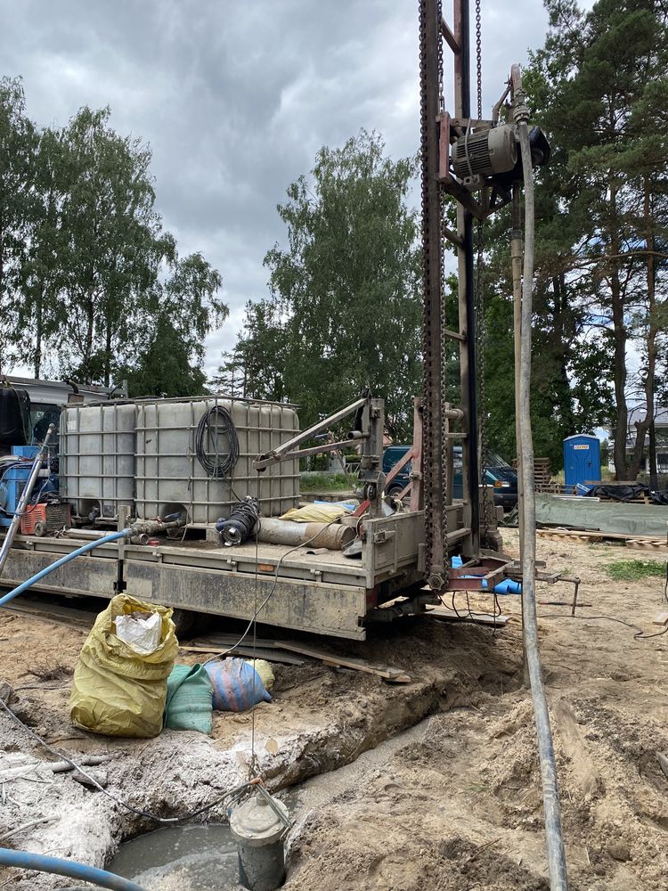 Studnia głębinowa, studnia abisynka, wiercenie studni i  podłączenie