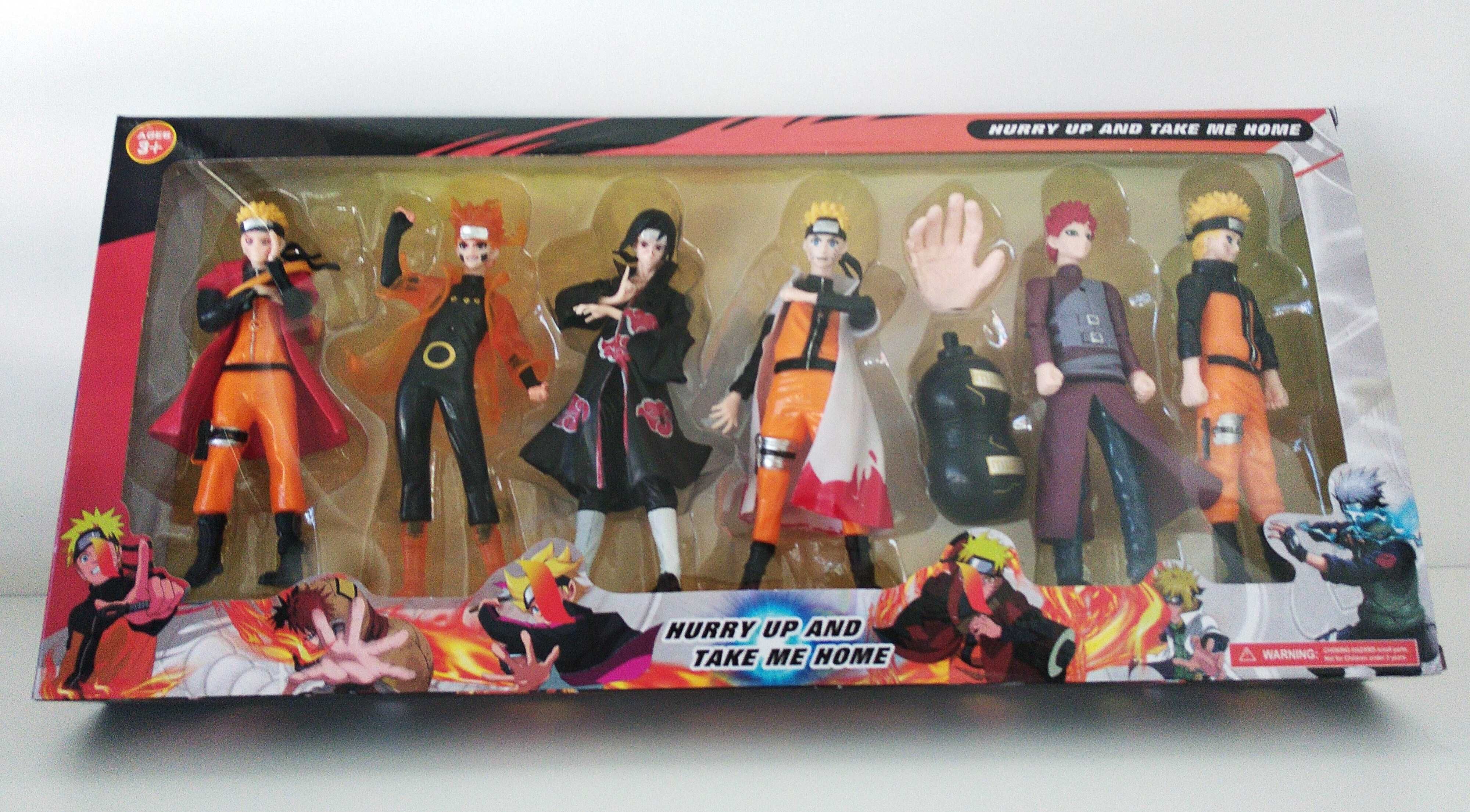 Pack 6 figuras NARUTO / Luz - 16 e 18 cms