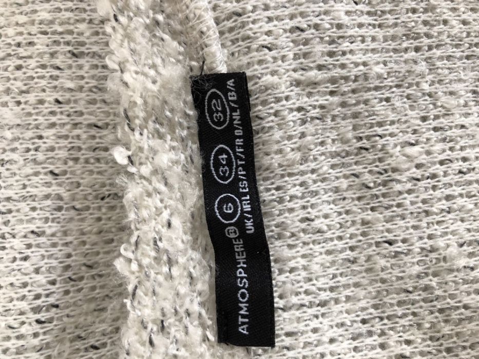 PRIMARK - Atmosphere jasny szary sweterek XS