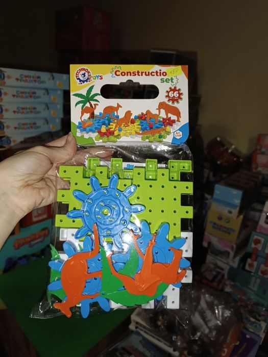 Пізнавальна Арт мозаїка конструктор тварини звірята зоорарк