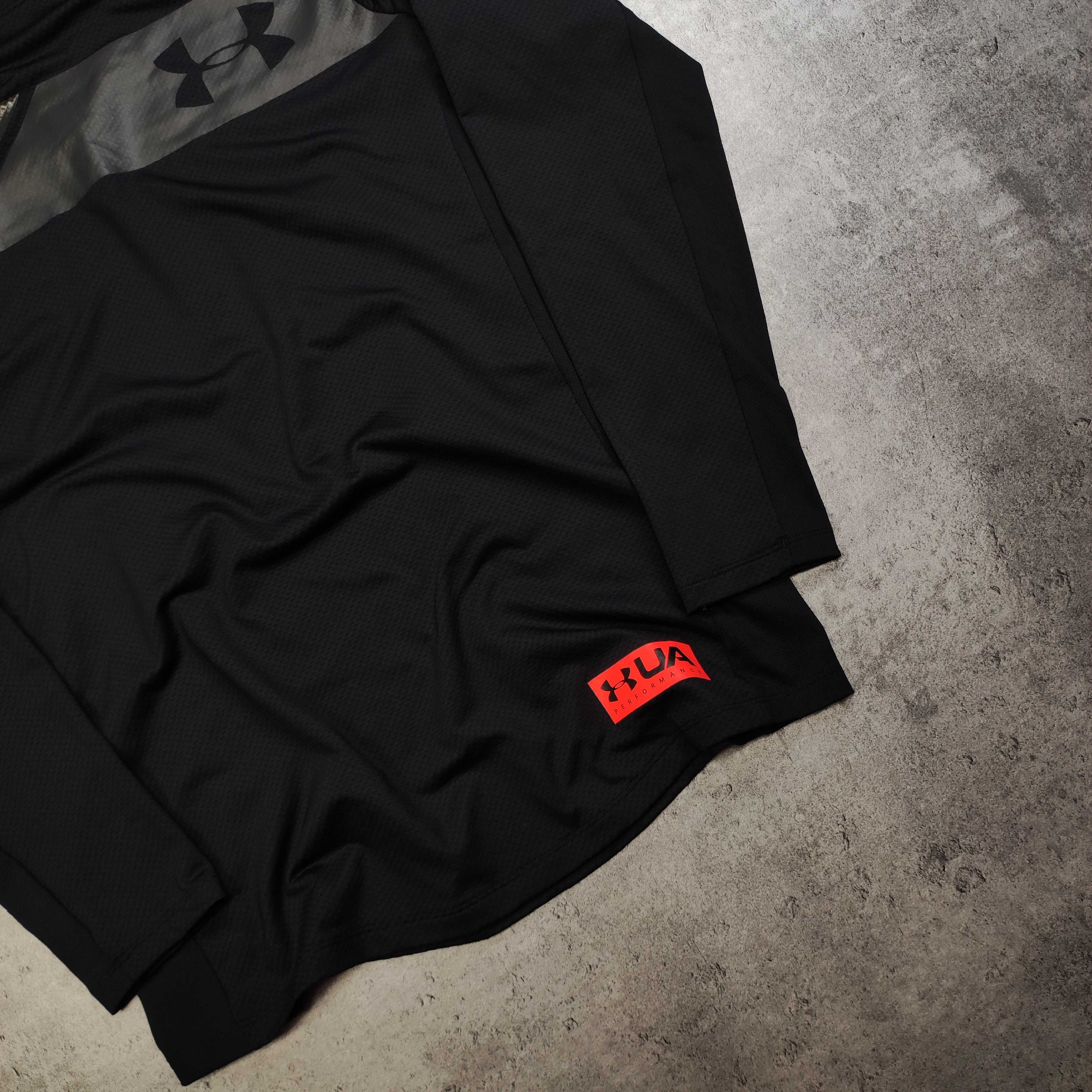 MĘSKA Sportowa Bluza Casual Siłownia Under Armour PREMIUM Czarna Logo