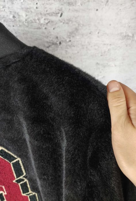 Kurtka Asos bomberka varsity bejsbolówka czarna r. M/L