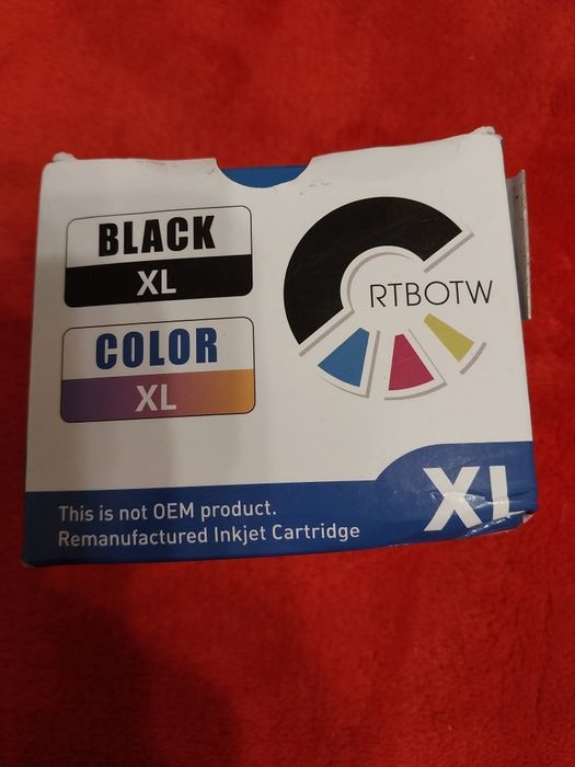 Картриджі RTBOTW XL розмір чорний і кольоровий (комплект).