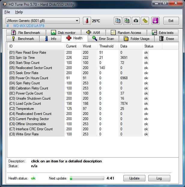 Dysk 6TB WD60EZAZ SATA III 3,5" 5400 obr./min.