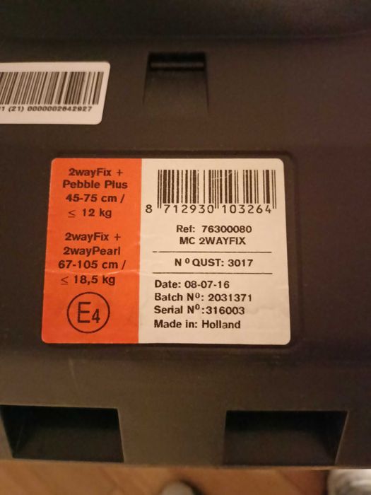 Fotelik Maxi Cosi 2way pearl