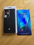 Samsung S24 Ultra oryginalny case spigen Enzo+folia na ekran do wyboru