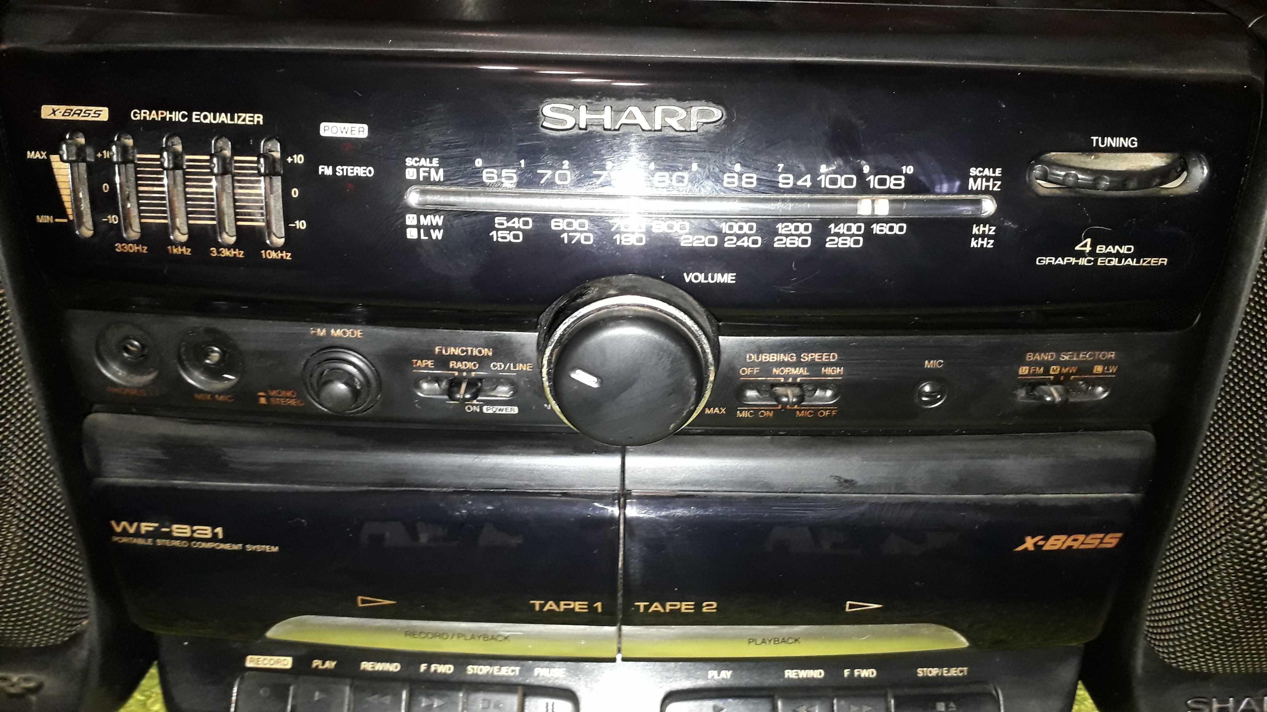 Магнітола SHARP WF-931T(BK)