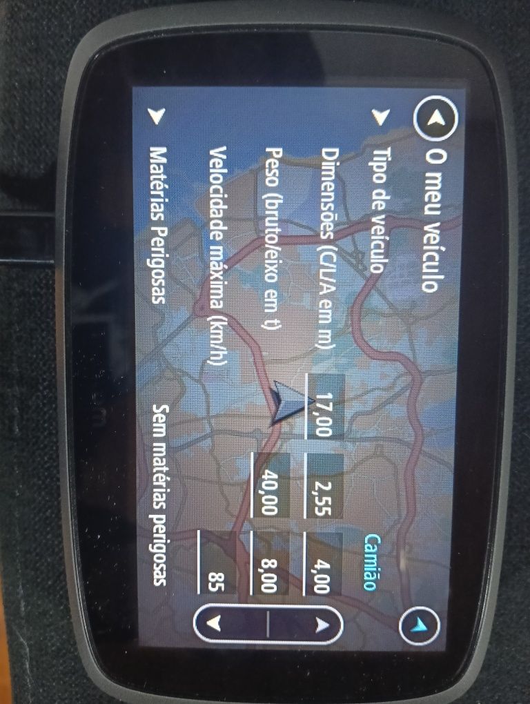 GPS tom tom camião