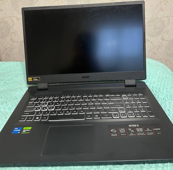 Ноутбук компʼютер Nitro 5 AN517-55-52XR Obsidian Black