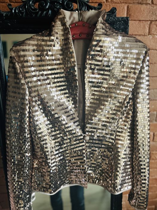 Marynarka nowa cekiny Andrzejki Sylwester Karnawał