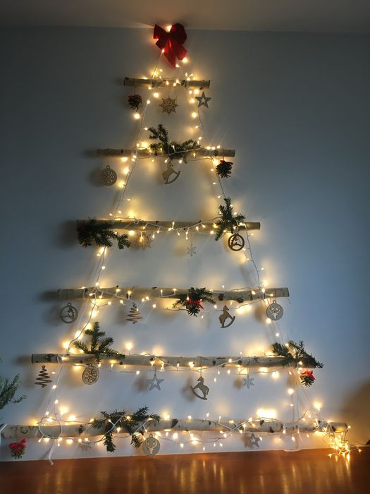 Choinka dekoracyjna z brzozy