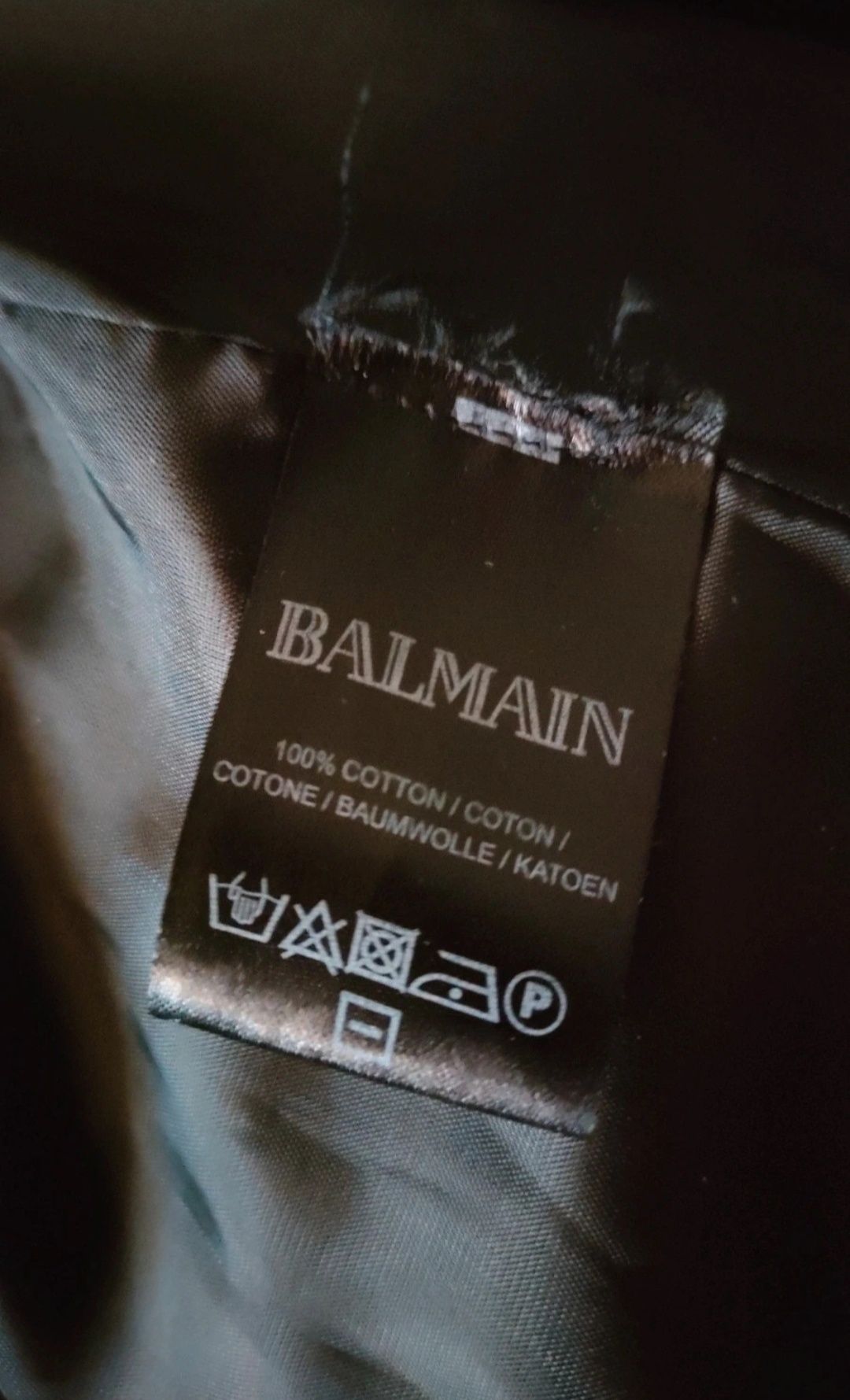 BALMAIN kurtka ramoneska marynarka M 38