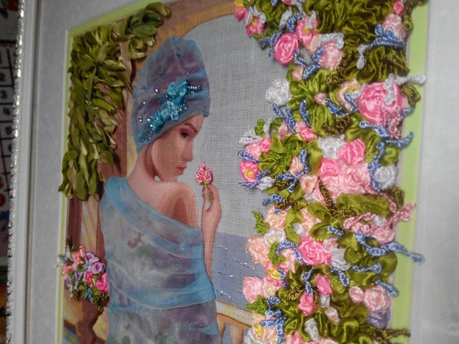 Об'ємна Картина(вишивка стрічками)3D