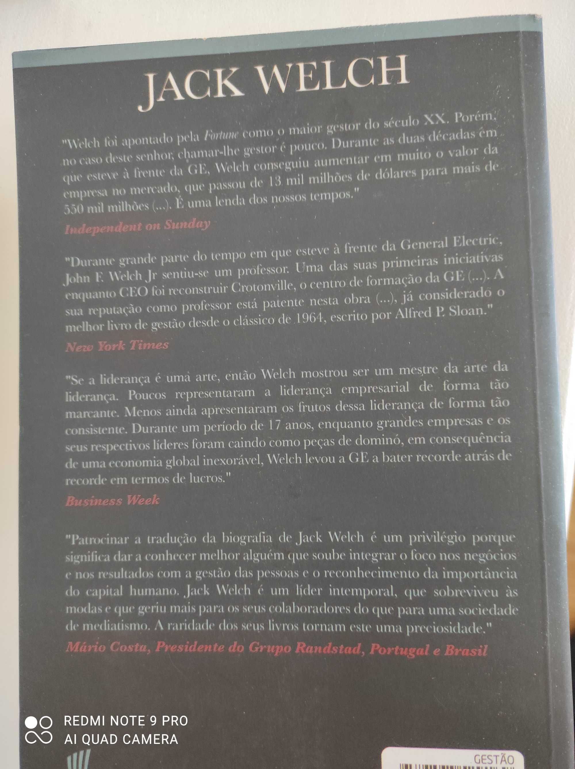 Livro Gestão «Jack» - Jack Welch