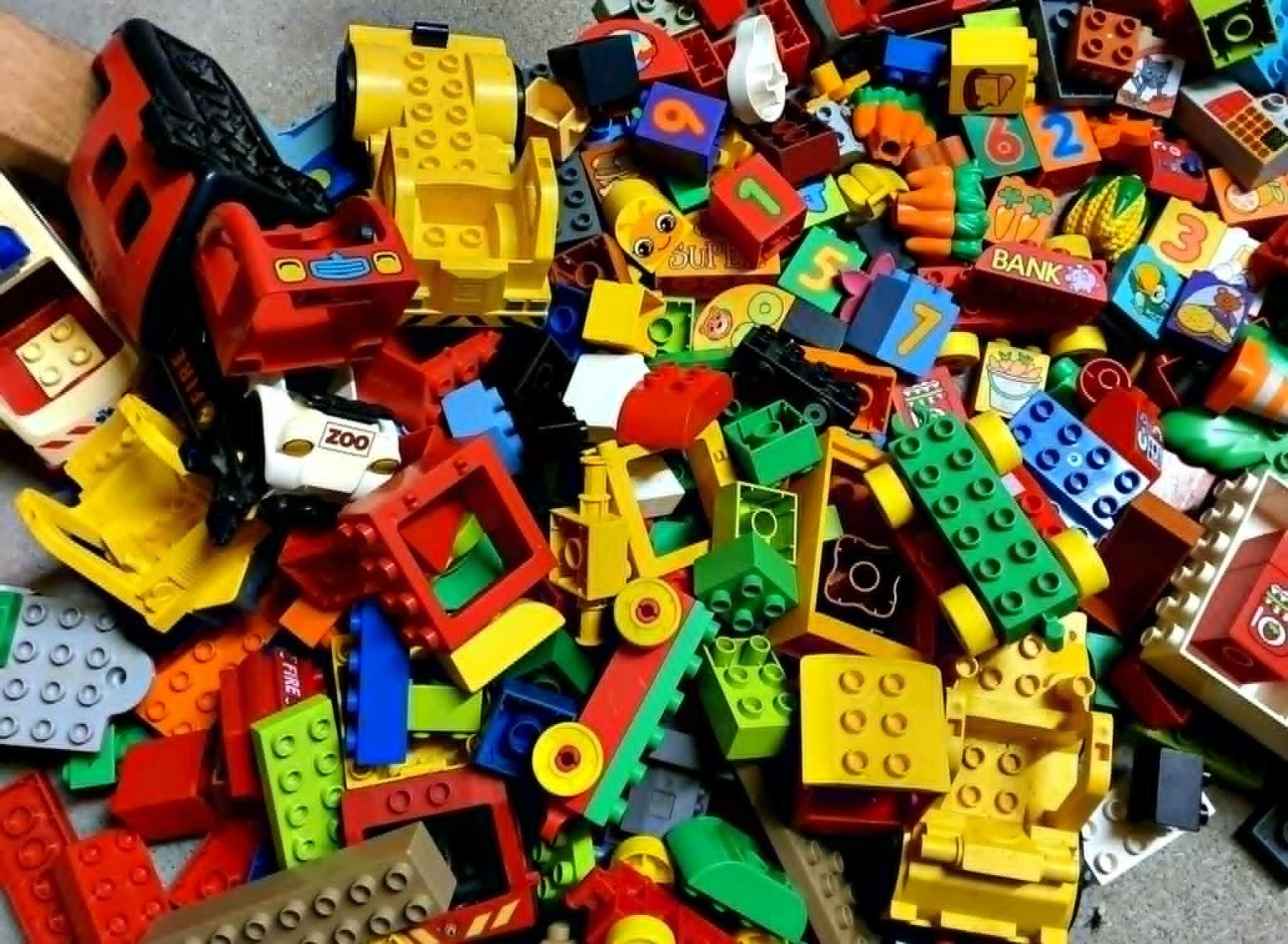 Duży zestaw Lego duplo, zoo, safari, zygzak, farma ok.500szt