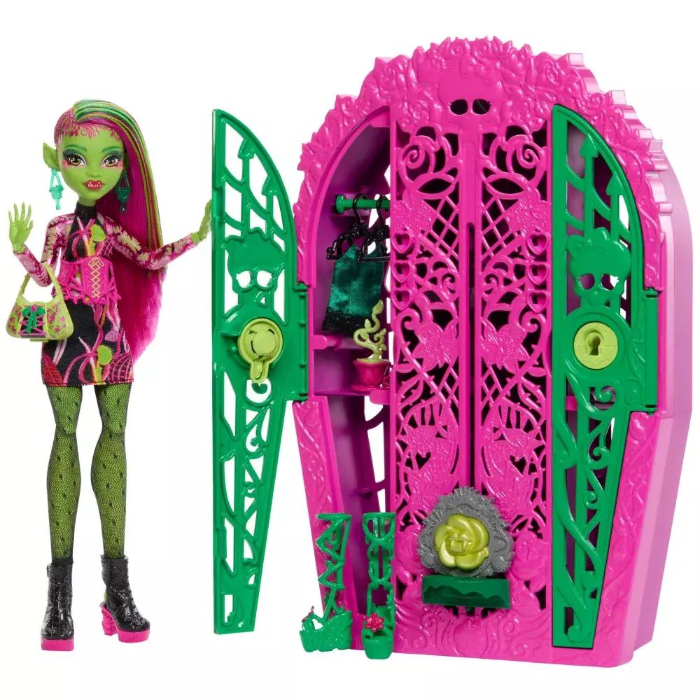 Monster High. HYT75 Straszysekrety Venus McFlytrap + akcesoria