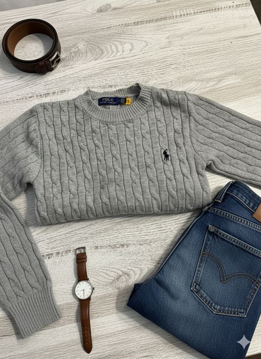 Оригінальний светр Polo Ralph Lauren, розмір L, ідеальний стан