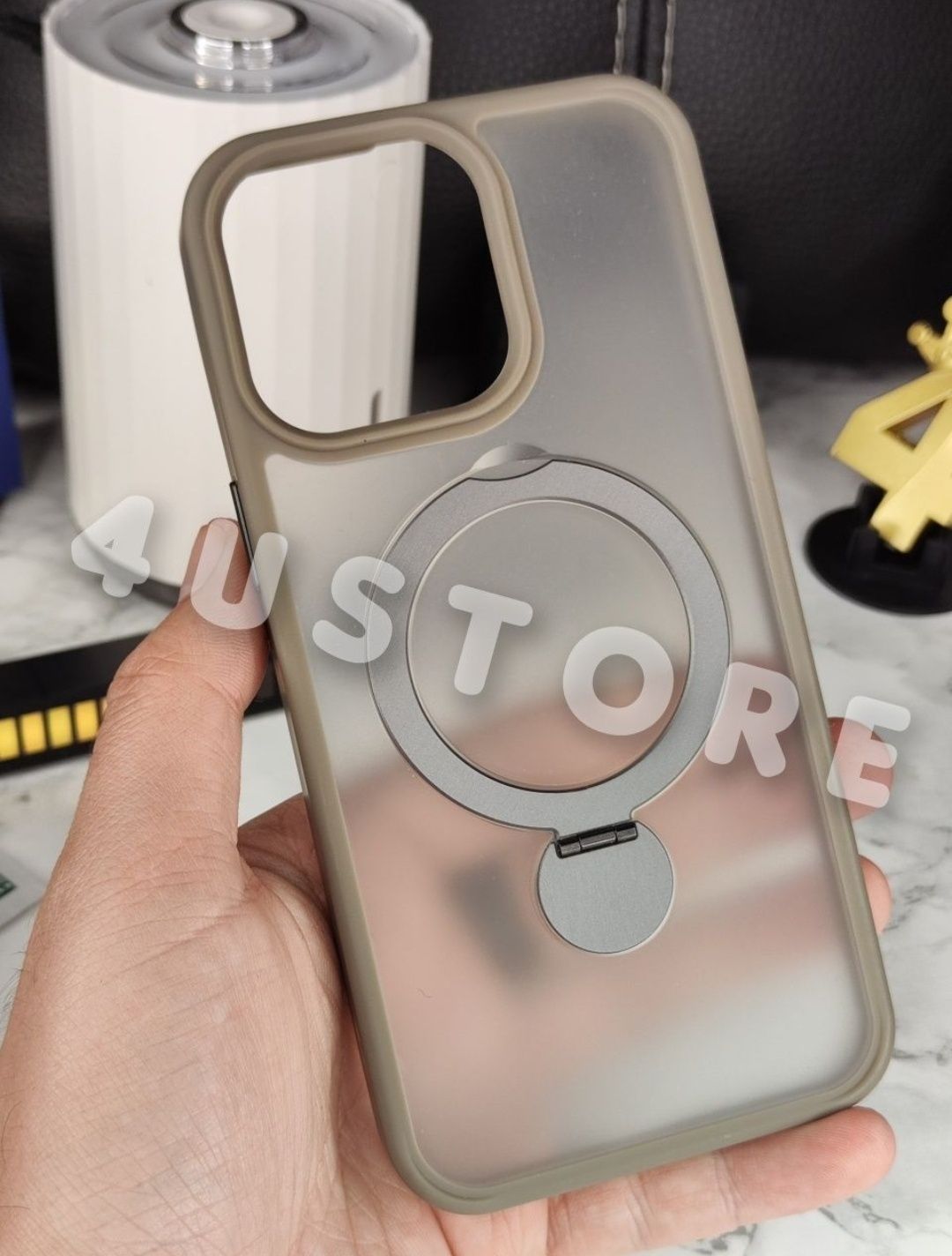 Чехол Matt Ring Magsafe на iPhone 15 16 Pro Max чохол матовий