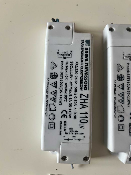 Transformatory 10szt 12V / 230V 60W