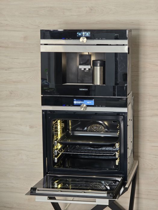 Комплект Духова шафа + Кофемашина Siemens iq700 Топ.стан України.мова