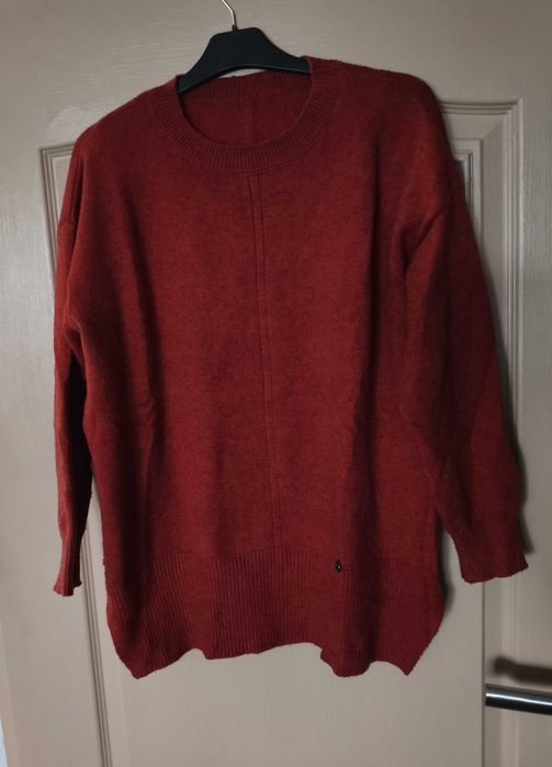 Sweter damski rozmiar XL ceglany