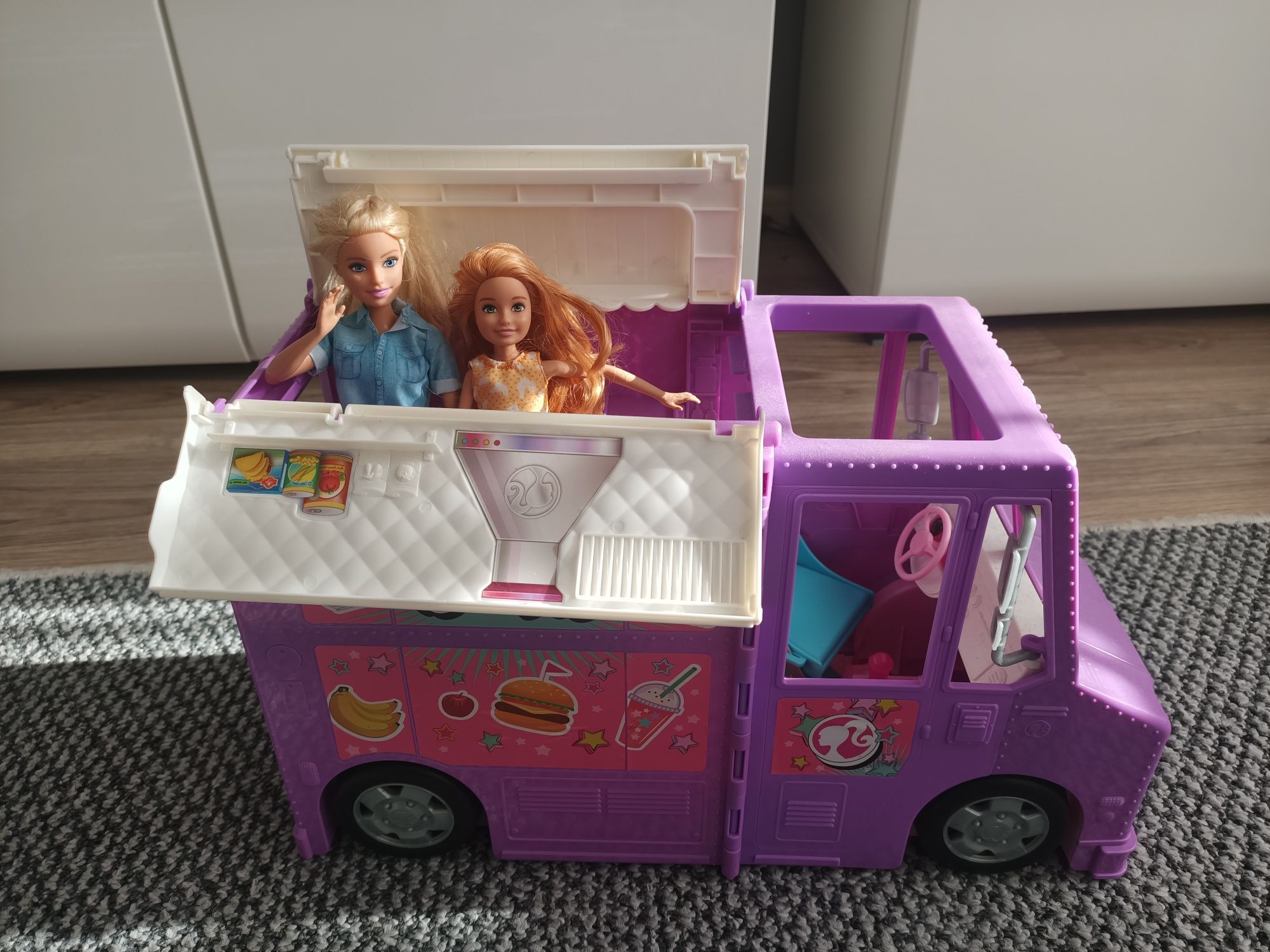 Barbie, Foodtruck, zestaw do zabawy z lalkami