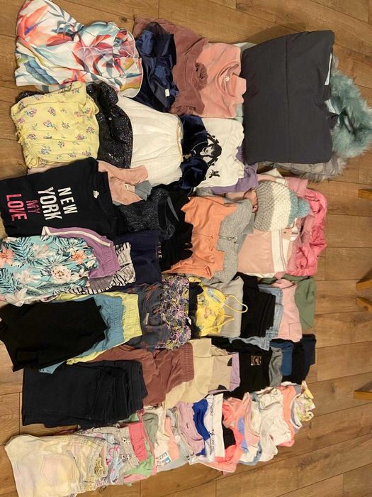 Rezerwacja do 18.11-Paczka ubranek rozm 140/146- sztuk 91