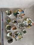 Muszle zdobione decoupage