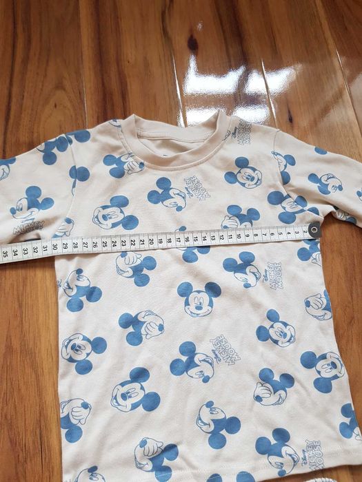 Piżama z długim rękawem zestaw Disney Myszka 98cm bawełna