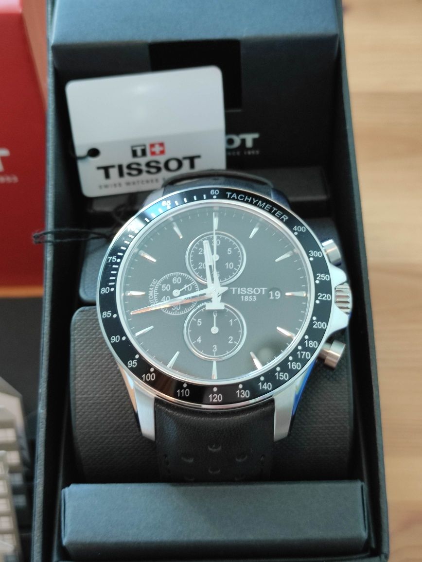 Piękny Tissot V8. Szwajcarski chronograf mechaniczny jak nowy!