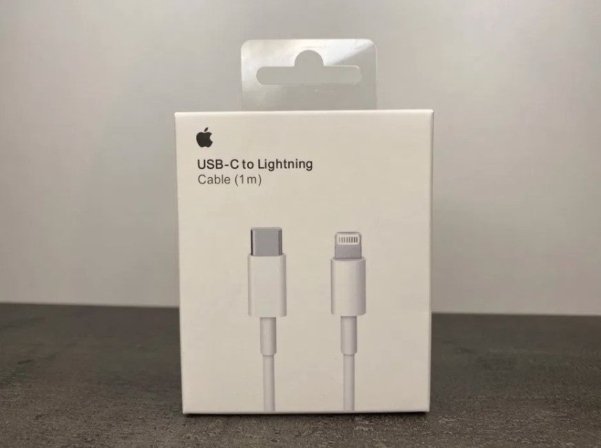 Kabel USB typ C - Apple Lightning Apple 1 m Kostka Kabel