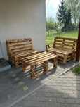Zestaw ogrodowy z palet