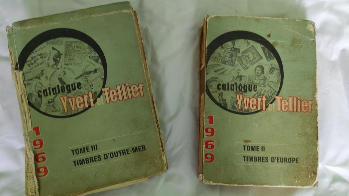 Каталог поштових марок CATALOGUE YVERT ET TELLIER 1969 2й, 3й том