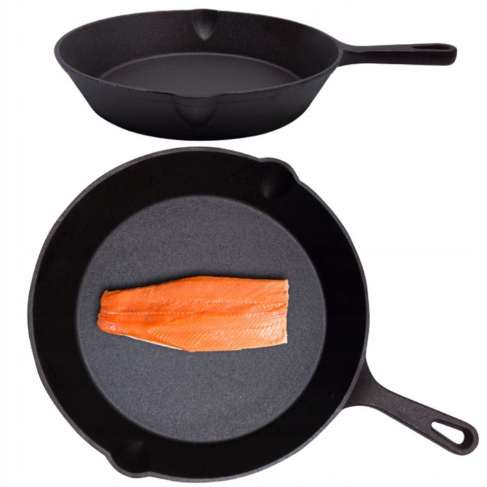 patelnia żeliwna indukcja kuchenka gazowa piekarnik grill 20 cm