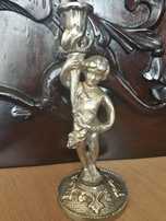 Castiçal Bronze Vintage