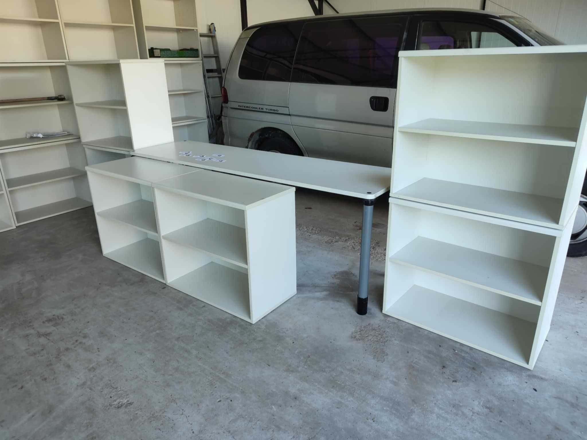 Home Office szafka biurowa regał garażowy piwnica 80x72x42 segregatory