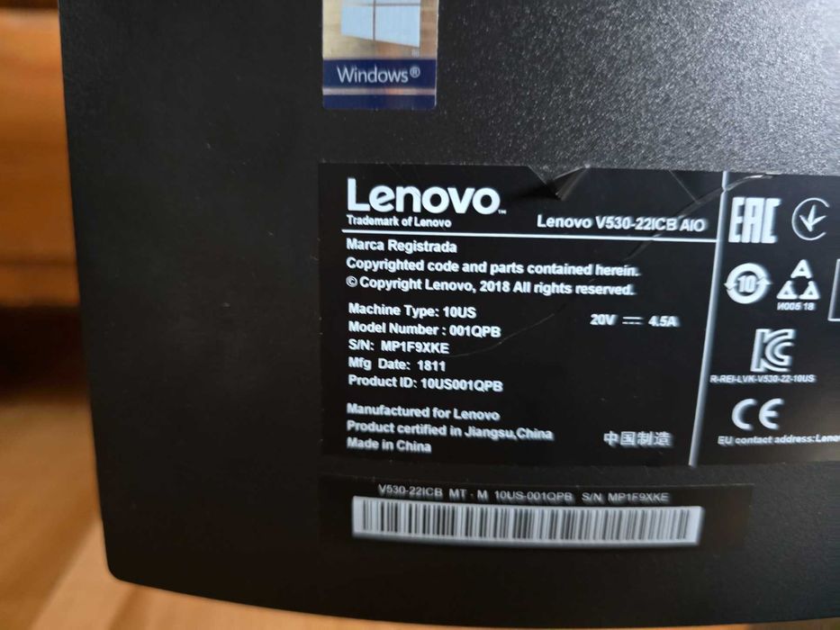 Komputer Lenovo V530 -22ICB All in One