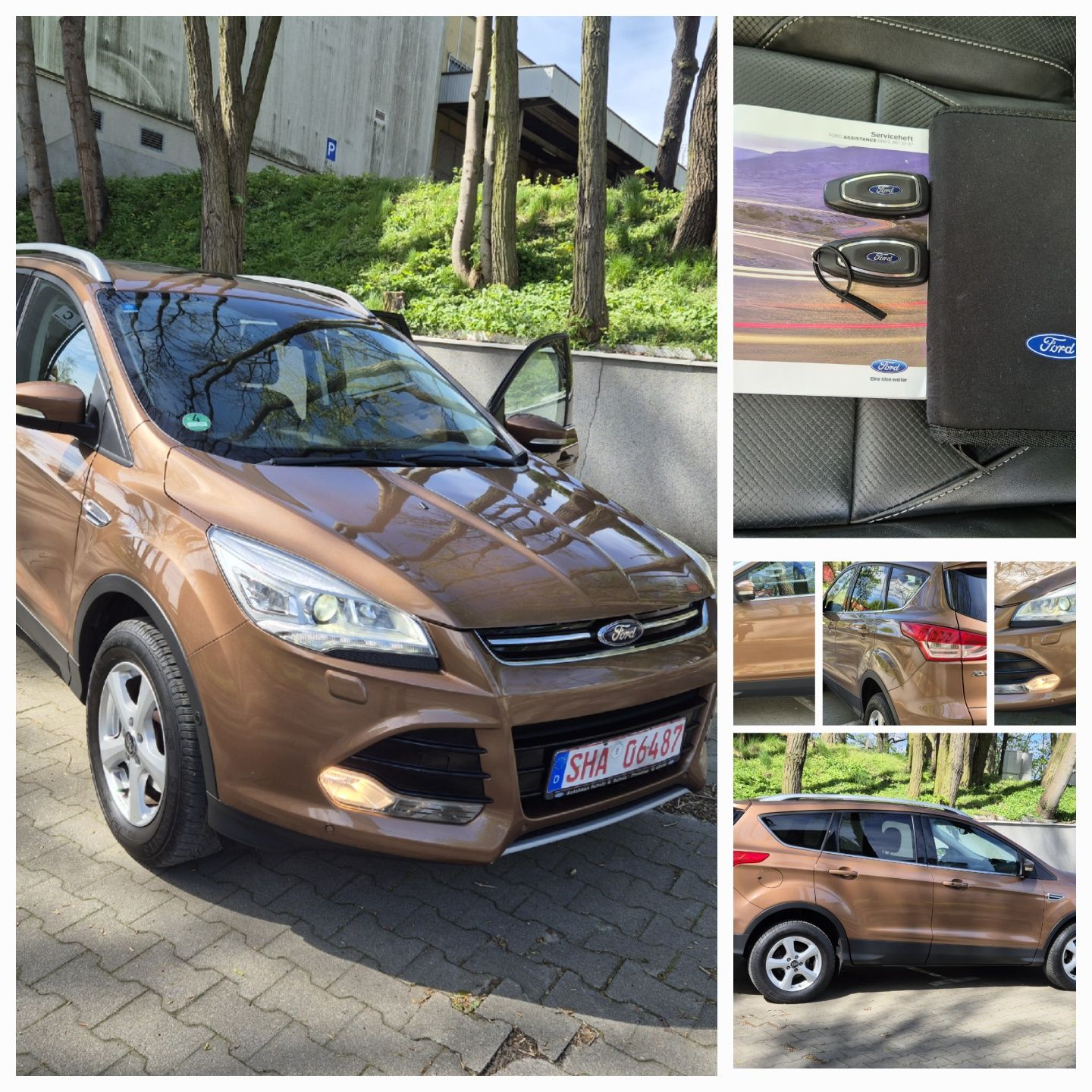 Ford Kuga 1.6 150kM titanium Panorama-piekny!